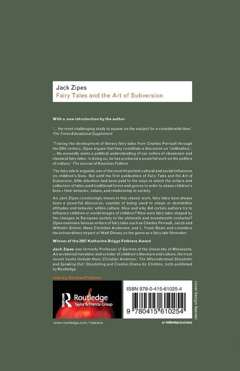 Produktbild: Fairy Tales and the Art of Subversion