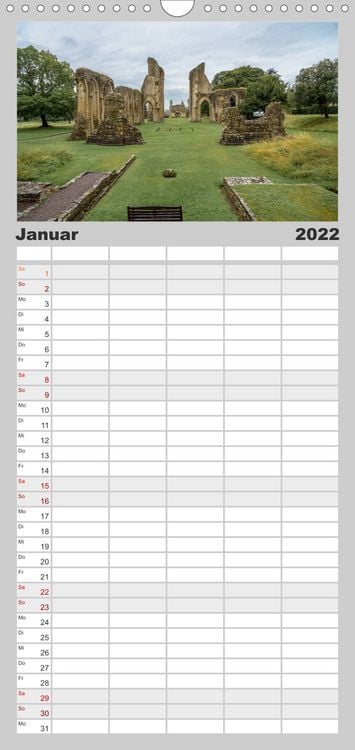 Produktbild: Familienplaner Foto-Momente S&uuml;d-England - Magische Orte (Wandkalender 2022 , 21 cm x 45 cm, hoch)
