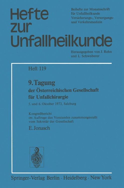 Produktbild: 9. Tagung der &Ouml;sterreichischen Gesellschaft f&uuml;r Unfallchirurgie
