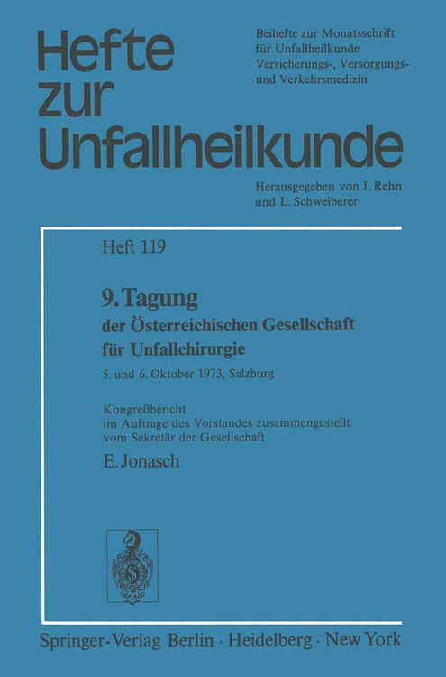 Produktbild: 9. Tagung der &Ouml;sterreichischen Gesellschaft f&uuml;r Unfallchirurgie