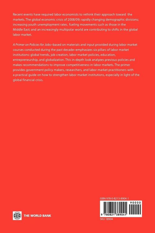 Produktbild: A Primer on Policies for Jobs