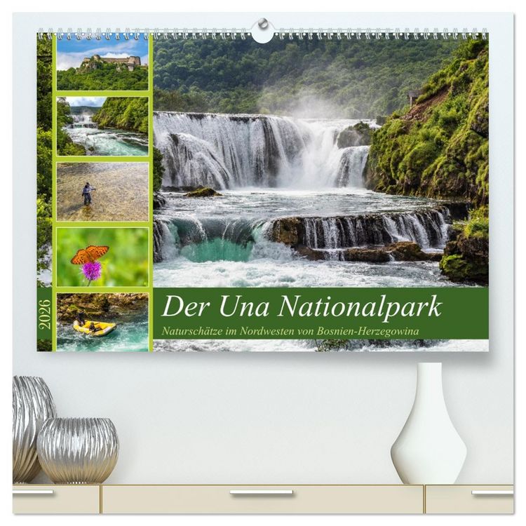 Produktbild: Der Una Nationalpark (hochwertiger Premium Wandkalender 2026 DIN A2 quer), Kunstdruck in Hochglanz