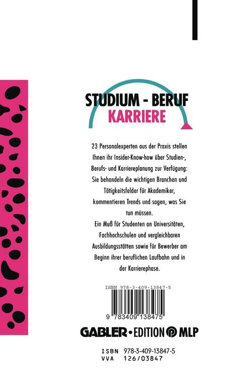 Produktbild: Studium &mdash; Beruf &mdash; Karriere