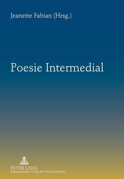 Produktbild: Poesie Intermedial