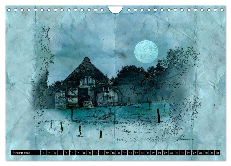 Produktbild: L&uuml;neburger Skizzen (Wandkalender 2026 DIN A4 quer), CALVENDO Monatskalender