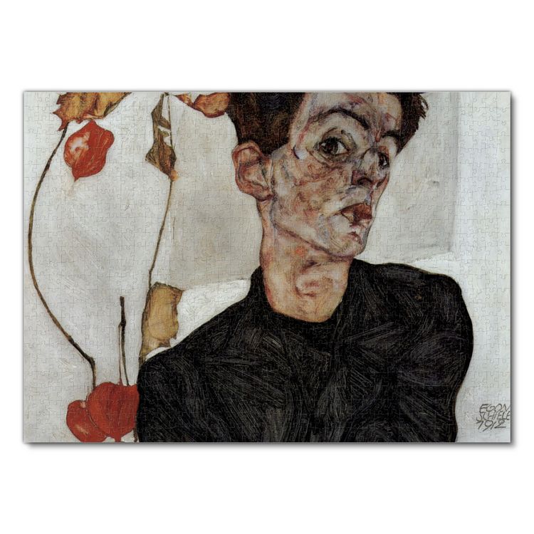 Produktbild: Lais Puzzle Egon Schiele - Selbstportr&auml;t mit Lampionfr&uuml;chten 1000 Teile