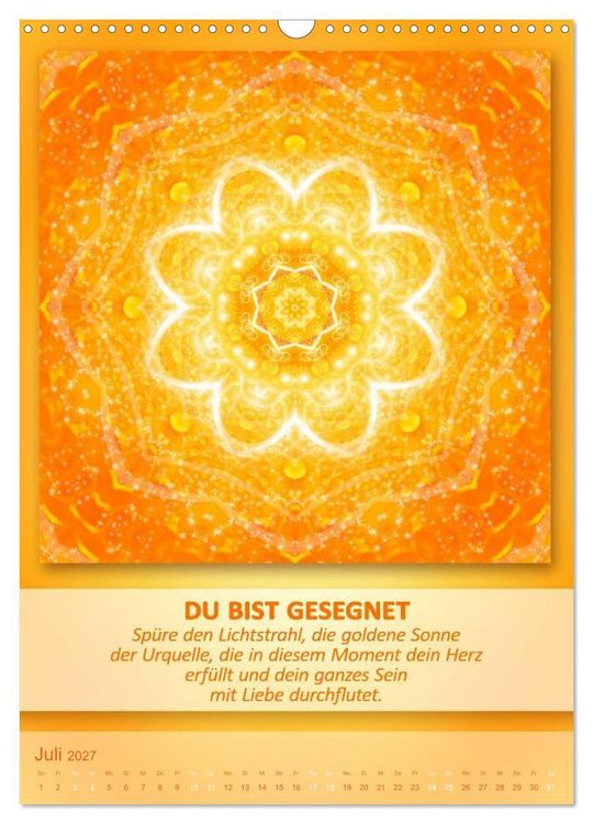 Produktbild: Light Energy Mandalas - Kalender - Vol. 2 (Wandkalender 2027 DIN A3 hoch), CALVENDO Monatskalender