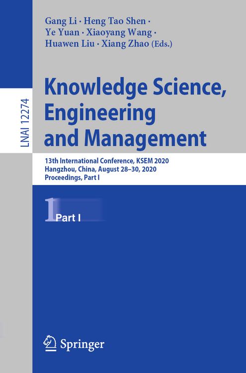 Produktbild: Knowledge Science, Engineering and Management