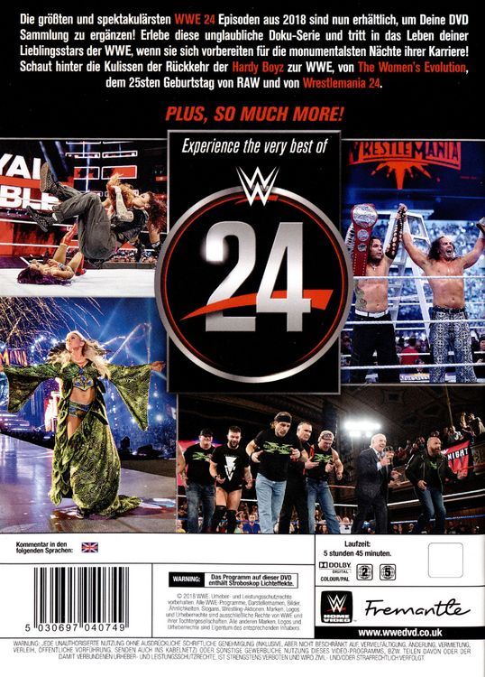 Produktbild: WWE 24 - The Best Of 2018 [2 DVDs]