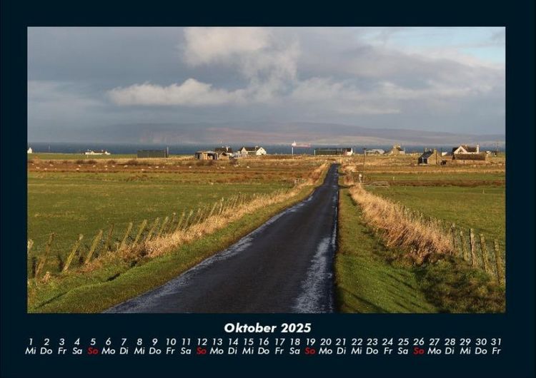 Produktbild: Landschaftskalender 2025 Fotokalender DIN A4