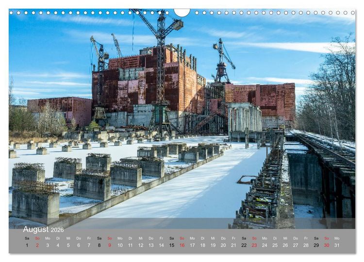 Produktbild: Tschernobyl - In der Sperrzone (Wandkalender 2026 DIN A3 quer), CALVENDO Monatskalender