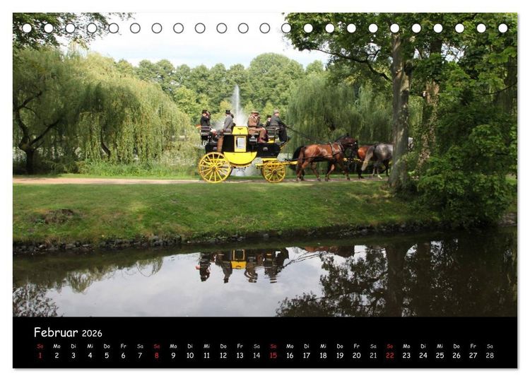 Produktbild: CIAT - Historischer Fahrsport in Celle (Tischkalender 2026 DIN A5 quer), CALVENDO Monatskalender