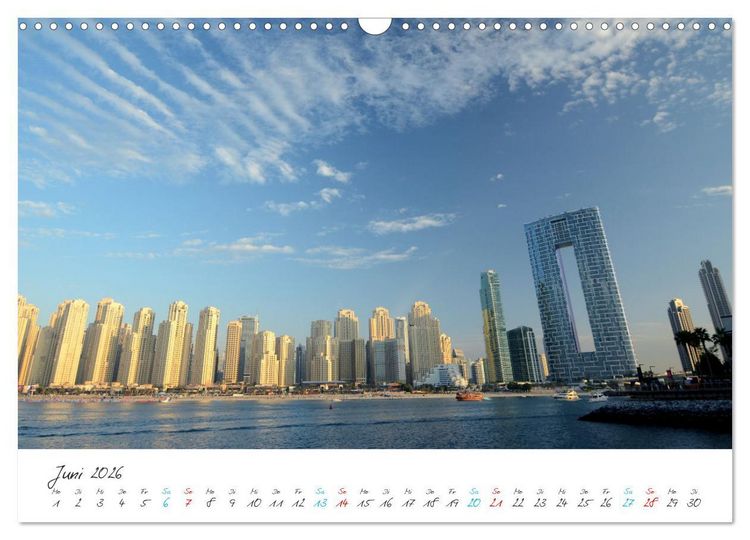 Produktbild: Dubai, die Stadt der Superlative. (Wandkalender 2026 DIN A3 quer), CALVENDO Monatskalender
