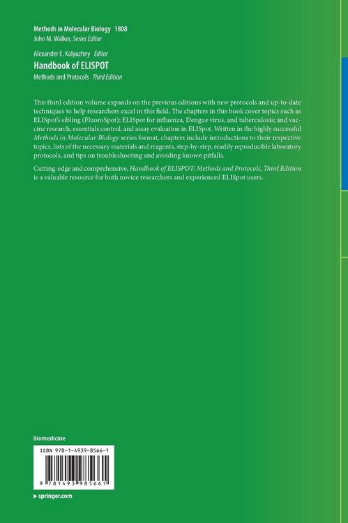 Produktbild: Handbook of ELISPOT