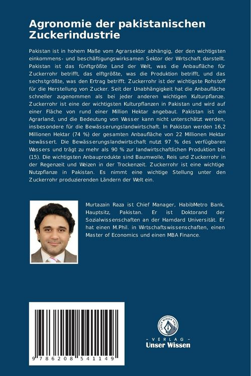 Produktbild: Agronomie der pakistanischen Zuckerindustrie
