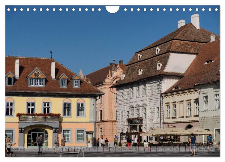 Produktbild: Unterwegs in und um Hermannstadt (Wandkalender 2026 DIN A4 quer), CALVENDO Monatskalender
