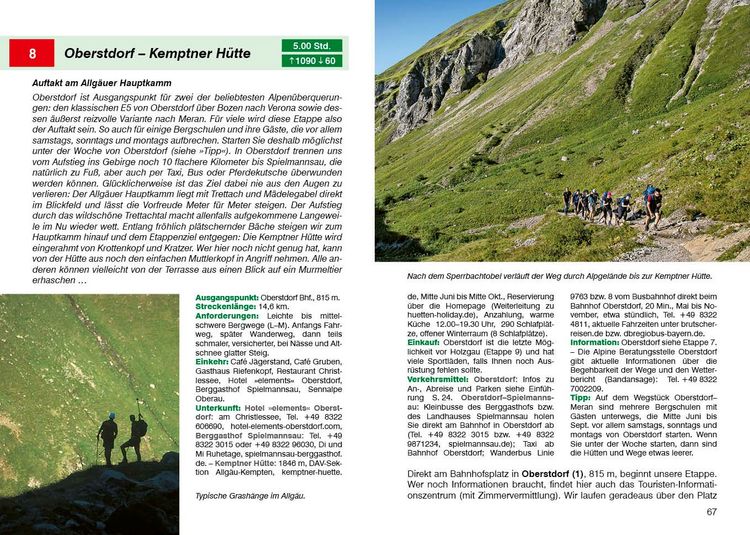 Produktbild: Alpen&uuml;berquerung Fernwanderweg E5, Rother Wanderf&uuml;hrer
