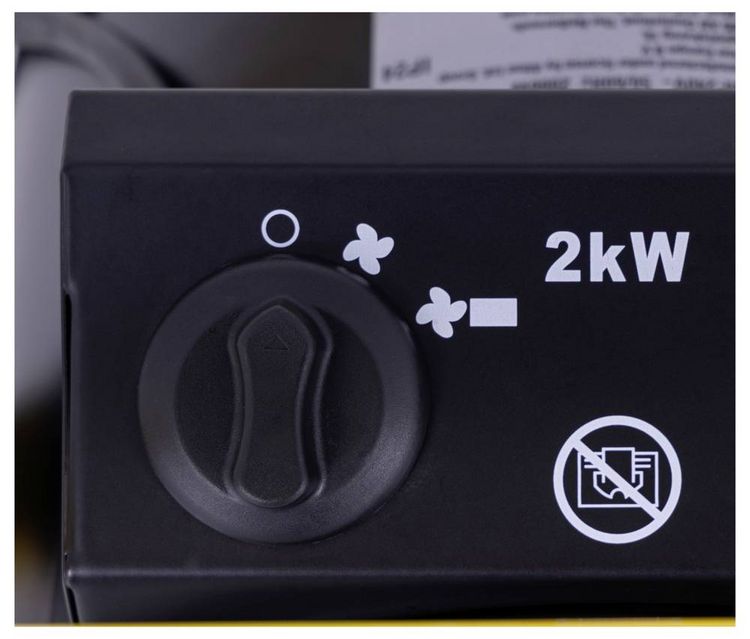 Produktbild: STANLEY SXJH102000E Heizl&uuml;fter 2000W 20m&sup2; Schwarz/Gelb