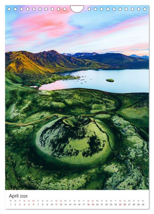 Produktbild: Ein Roadtrip durch Island (Wandkalender 2026 DIN A4 hoch), CALVENDO Monatskalender