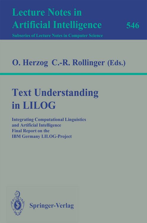 Produktbild: Text Understanding in LILOG