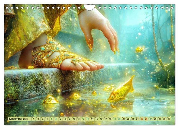 Produktbild: Eine zauberhafte Fantasiewelt (Wandkalender 2026 DIN A4 quer), CALVENDO Monatskalender