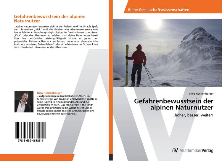 Produktbild: Gefahrenbewusstsein der alpinen Naturnutzer