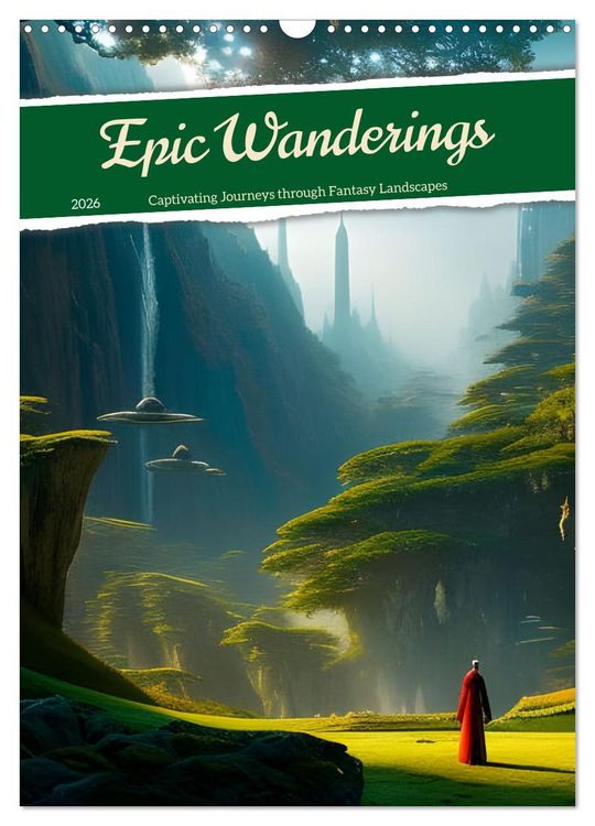 Produktbild: Epic Wanderings (Wall Calendar 2026 DIN A3 portrait), CALVENDO 12 Month Wall Calendar