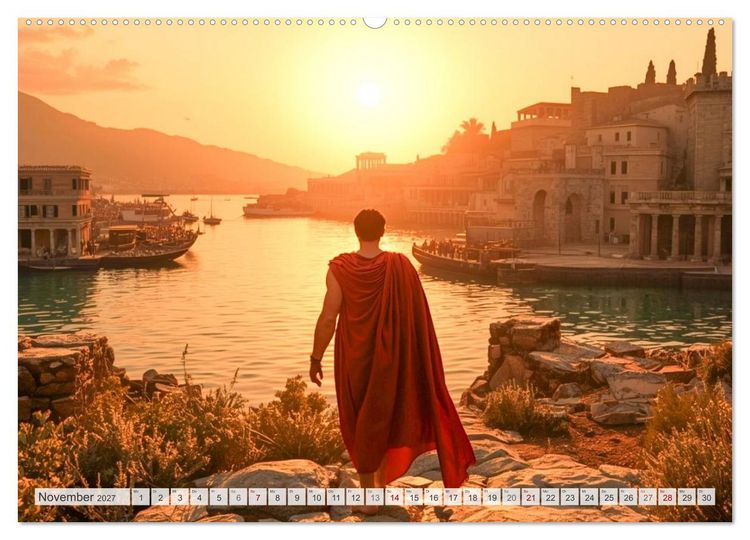 Produktbild: Perseus und Medusa (hochwertiger Premium Wandkalender 2027 DIN A2 quer), Kunstdruck in Hochglanz