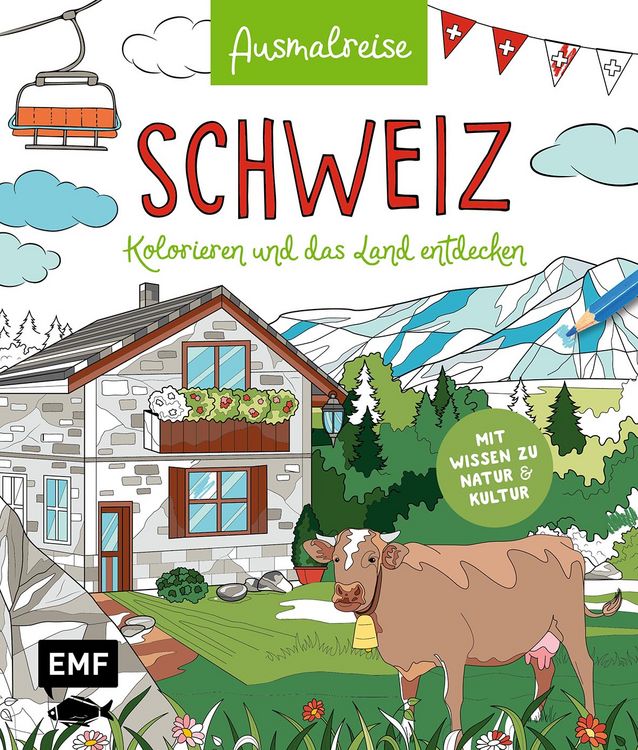 Produktbild: Ausmalreise Schweiz