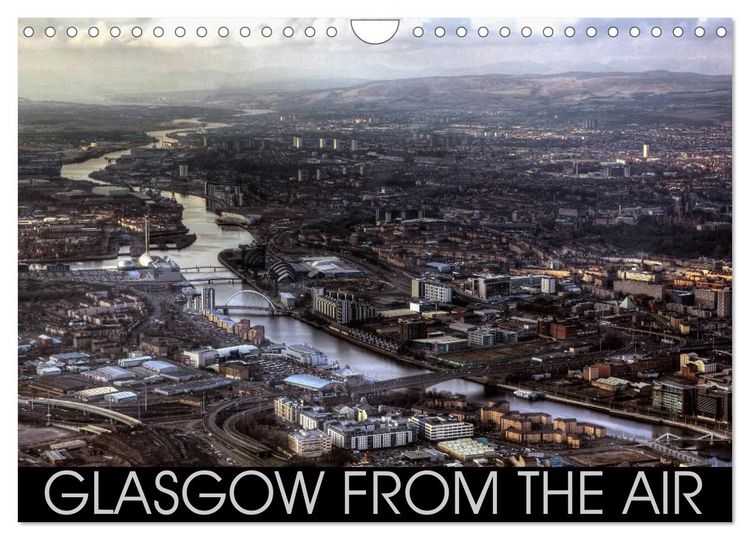 Produktbild: Glasgow from the Air (Wall Calendar 2026 DIN A4 landscape), CALVENDO 12 Month Wall Calendar