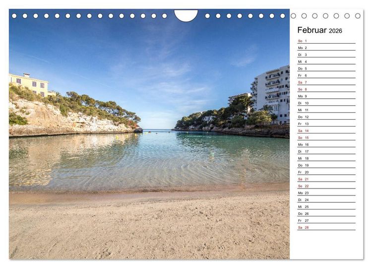 Produktbild: Mallorca - Str&auml;nde im S&uuml;dosten (Wandkalender 2026 DIN A4 quer), CALVENDO Monatskalender