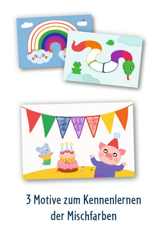 Produktbild: Mein gr. Bastelset: Fingerstempeln (Mini-K&uuml;nstler)