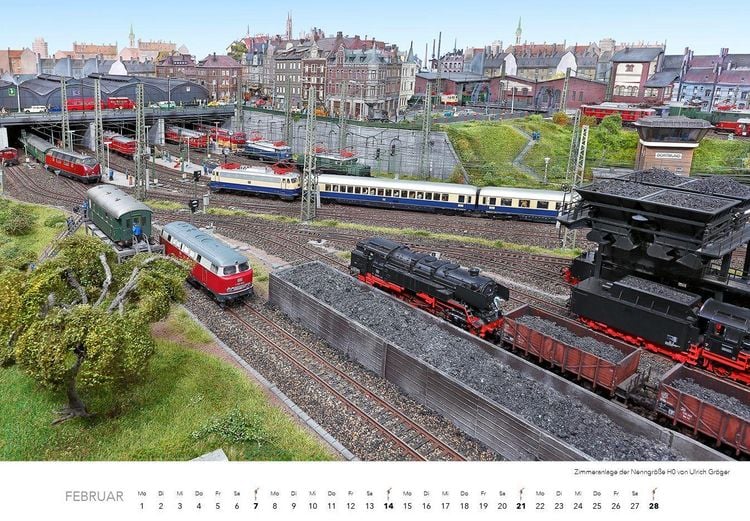 Produktbild: Traumanlagen von Modellbahnprofis Kalender 2027