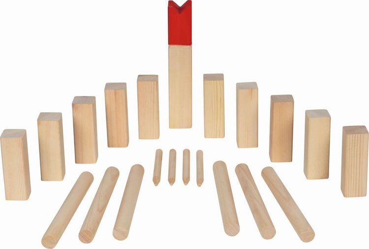 Produktbild: KUBB Spiel inkl. Baumwollbeutel,