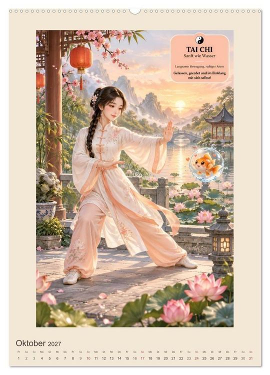 Produktbild: Beliebte Hobbys in China (Wandkalender 2027 DIN A2 hoch), CALVENDO Monatskalender
