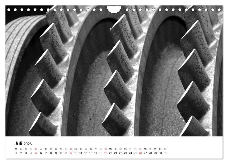 Produktbild: Helden der Arbeit - Alte Arbeitsmittel des Ruhrgebiets (Wandkalender 2026 DIN A4 quer), CALVENDO Monatskalender