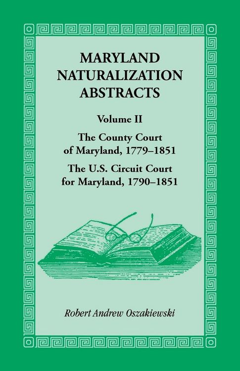 Produktbild: Maryland Naturalization Abstracts, Volume 2