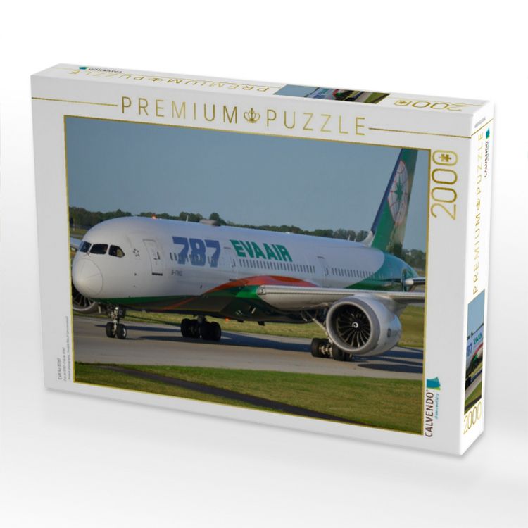 Produktbild: CALVENDO Puzzle EVA Air B787 | 2000 Teile Lege-Gr&ouml;&szlig;e 90x67cm Foto-Puzzle f&uuml;r gl&uuml;ckliche Stunden