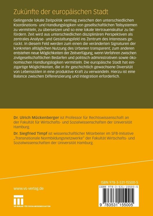 Produktbild: Zuk&uuml;nfte der europ&auml;ischen Stadt