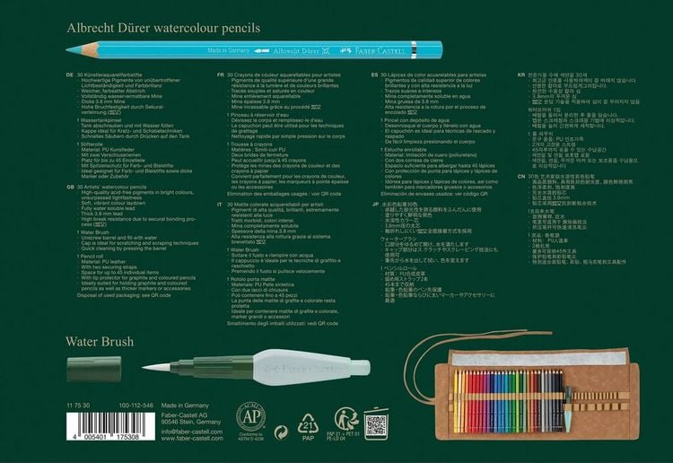 Produktbild: Faber-Castell Aquarellstift A.D&uuml;rer 30er Stifterolle
