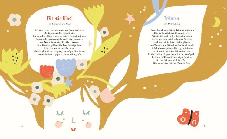 Produktbild: Wunderbare Gedichtezeit - Ein Hausbuch mit 100 Gedichten f&uuml;r dein Leben