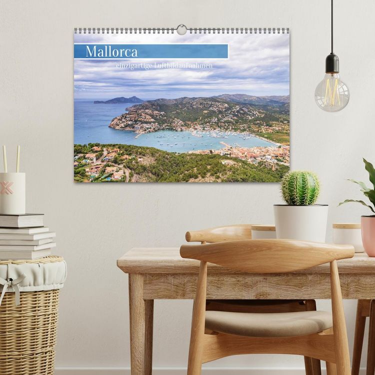 Produktbild: Mallorca - einzigartige Luftbildaufnahmen (Wandkalender 2026 DIN A3 quer), CALVENDO Monatskalender