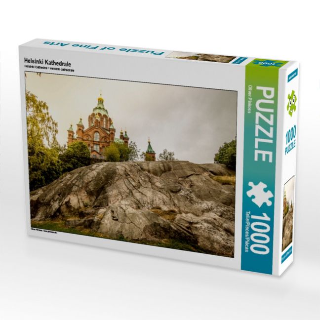 Produktbild: CALVENDO Puzzle Helsinki Kathedrale | 1000 Teile Lege-Gr&ouml;&szlig;e 64x48cm Foto-Puzzle f&uuml;r gl&uuml;ckliche Stunden