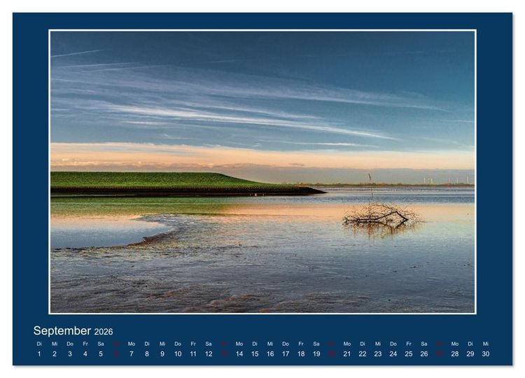 Produktbild: Dangast. Impressionen eines besonderen Ortes. (Wandkalender 2026 DIN A2 quer), CALVENDO Monatskalender