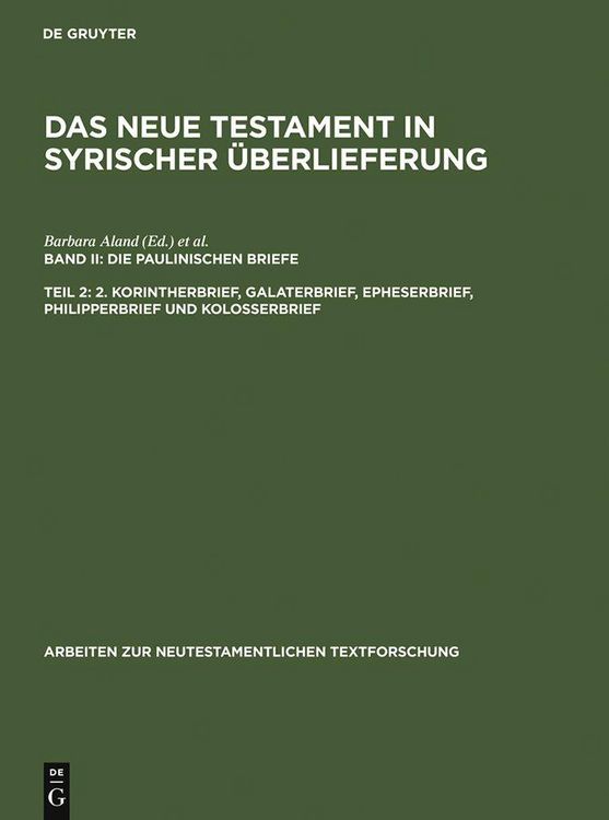 Produktbild: 2. Korintherbrief, Galaterbrief, Epheserbrief, Philipperbrief und Kolosserbrief