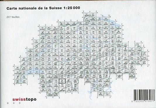 Produktbild: Swisstopo 1 : 25 000 Vissoie