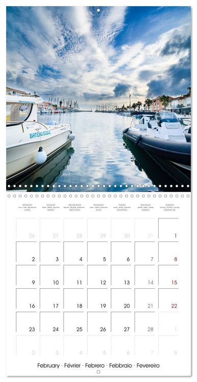 Produktbild: E&acute;tang de Thau en Me&acute;diterrane&acute;e (Calendrier mural carr&eacute; 2026 30x30 cm) Calendrier double avec une page pour vos prises de notes
