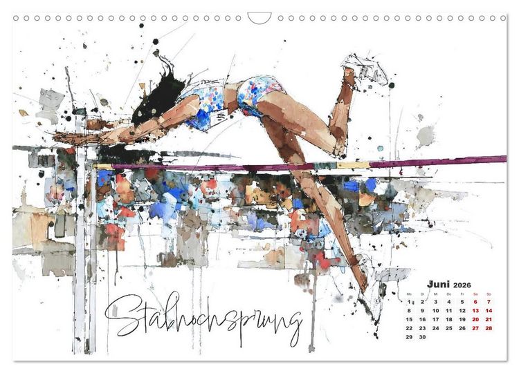 Produktbild: Olympische Luftspr&uuml;nge (Wandkalender 2026 DIN A3 quer), CALVENDO Monatskalender