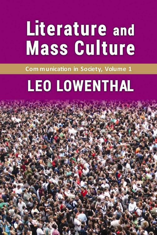 Produktbild: Literature and Mass Culture