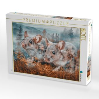 Produktbild: CALVENDO Puzzle M&auml;use | 1000 Teile Lege-Gr&ouml;&szlig;e 64x48cm Foto-Puzzle f&uuml;r gl&uuml;ckliche Stunden
